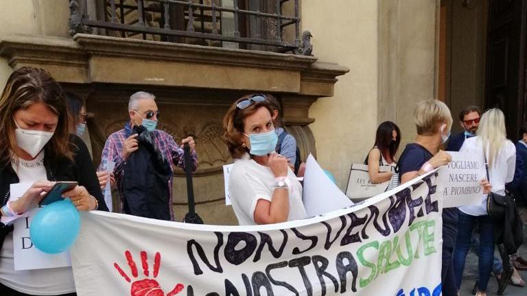 La protesta a difesa di Villamarina si è spostata a Firenze