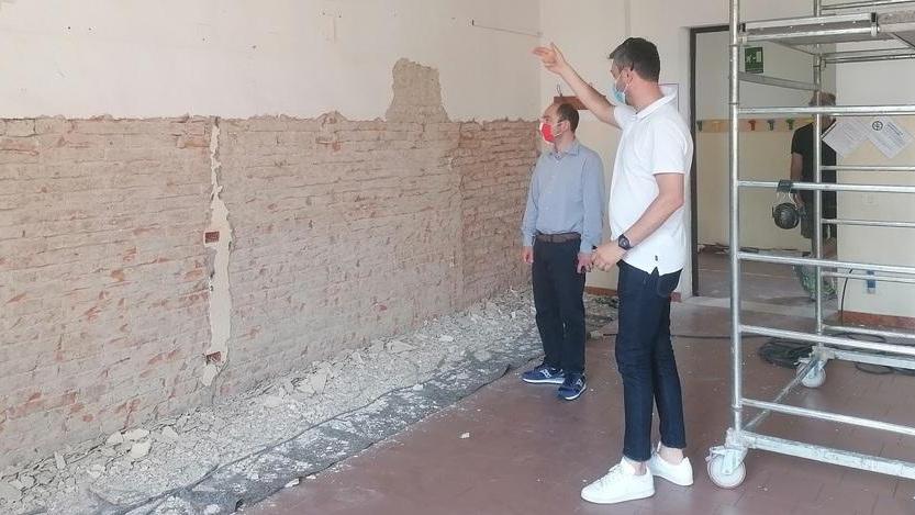 Partito il cantiere alle scuole Marchesi Durerà cento giorni