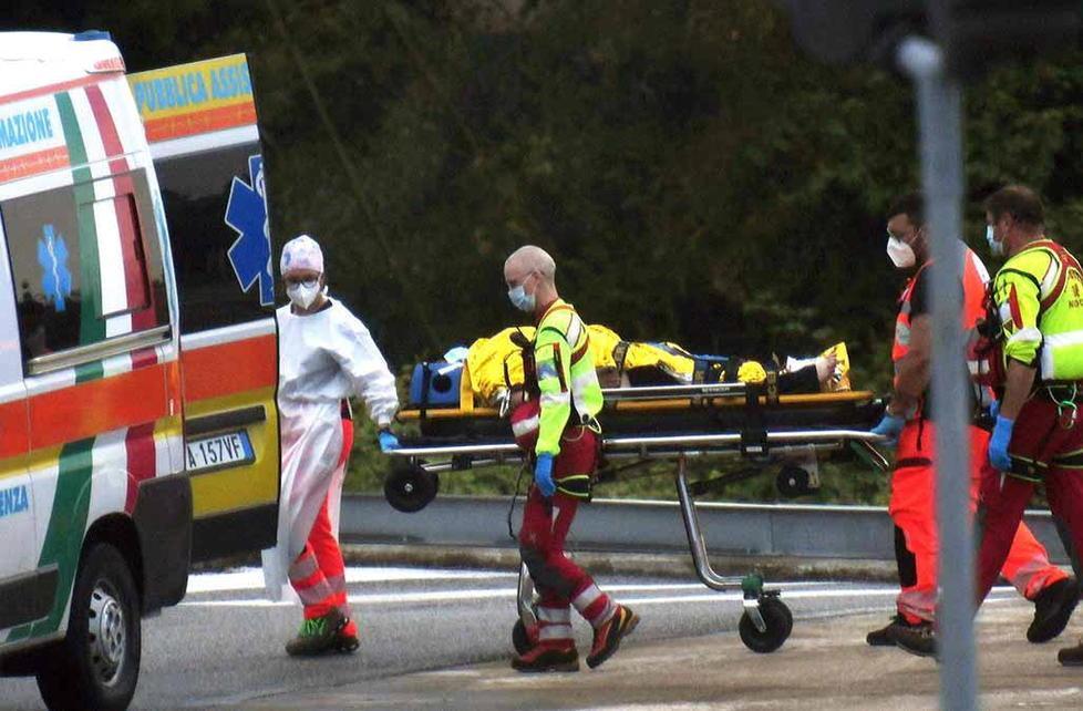Cade da poggio Trasportata con il Pegaso all’ospedale