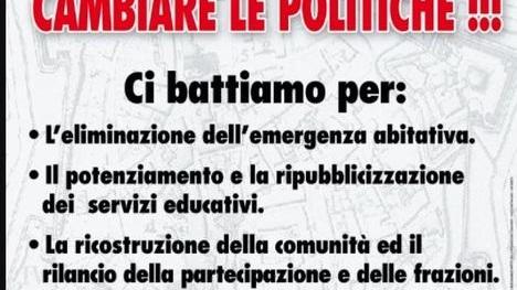 Rifondazione raccoglie il programma in tre punti