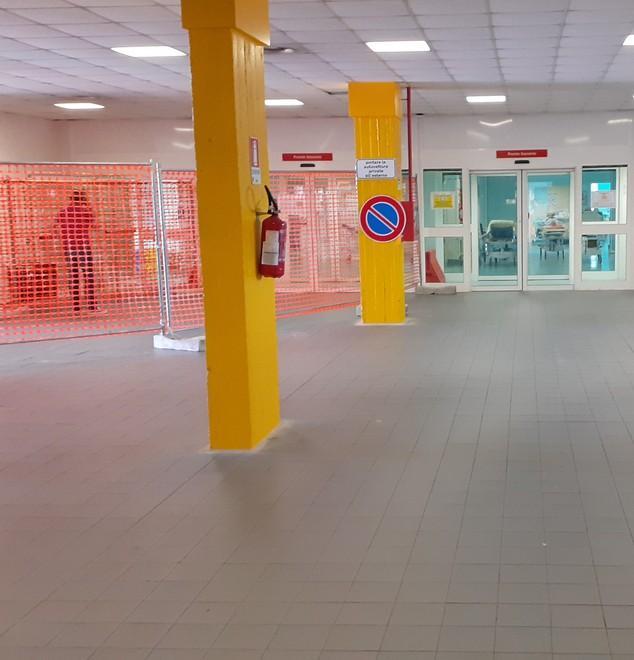 Camera calda Lavori in corso al Pronto soccorso