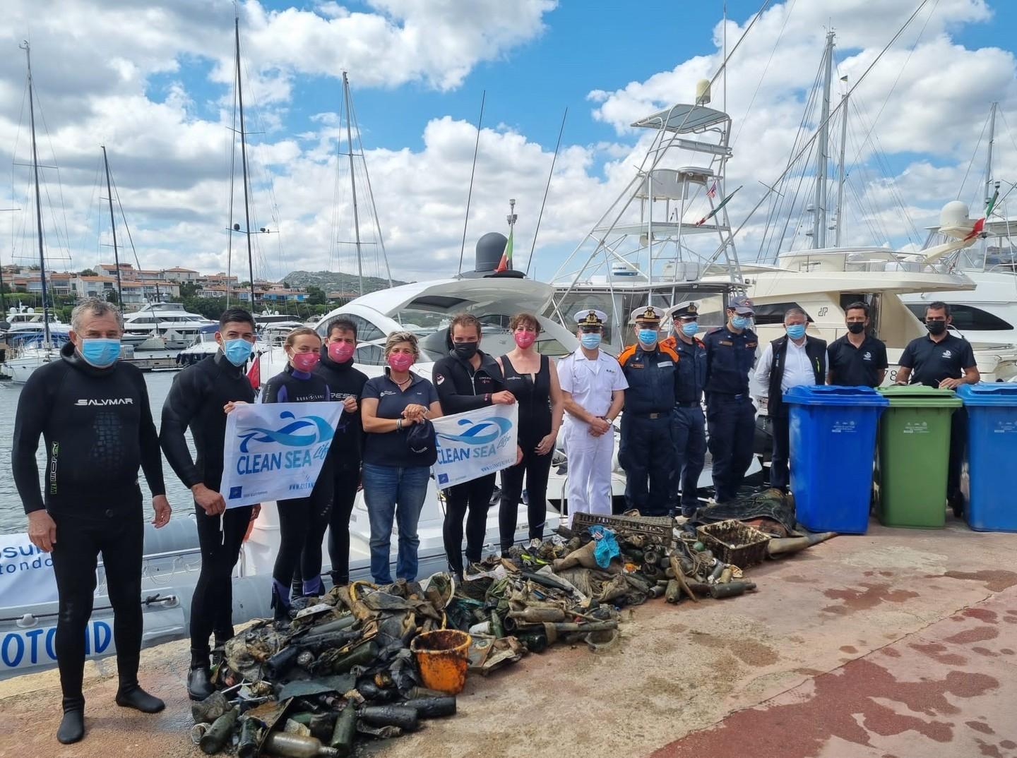 Campagna “Mare pulito” i sub bonificano il fondale