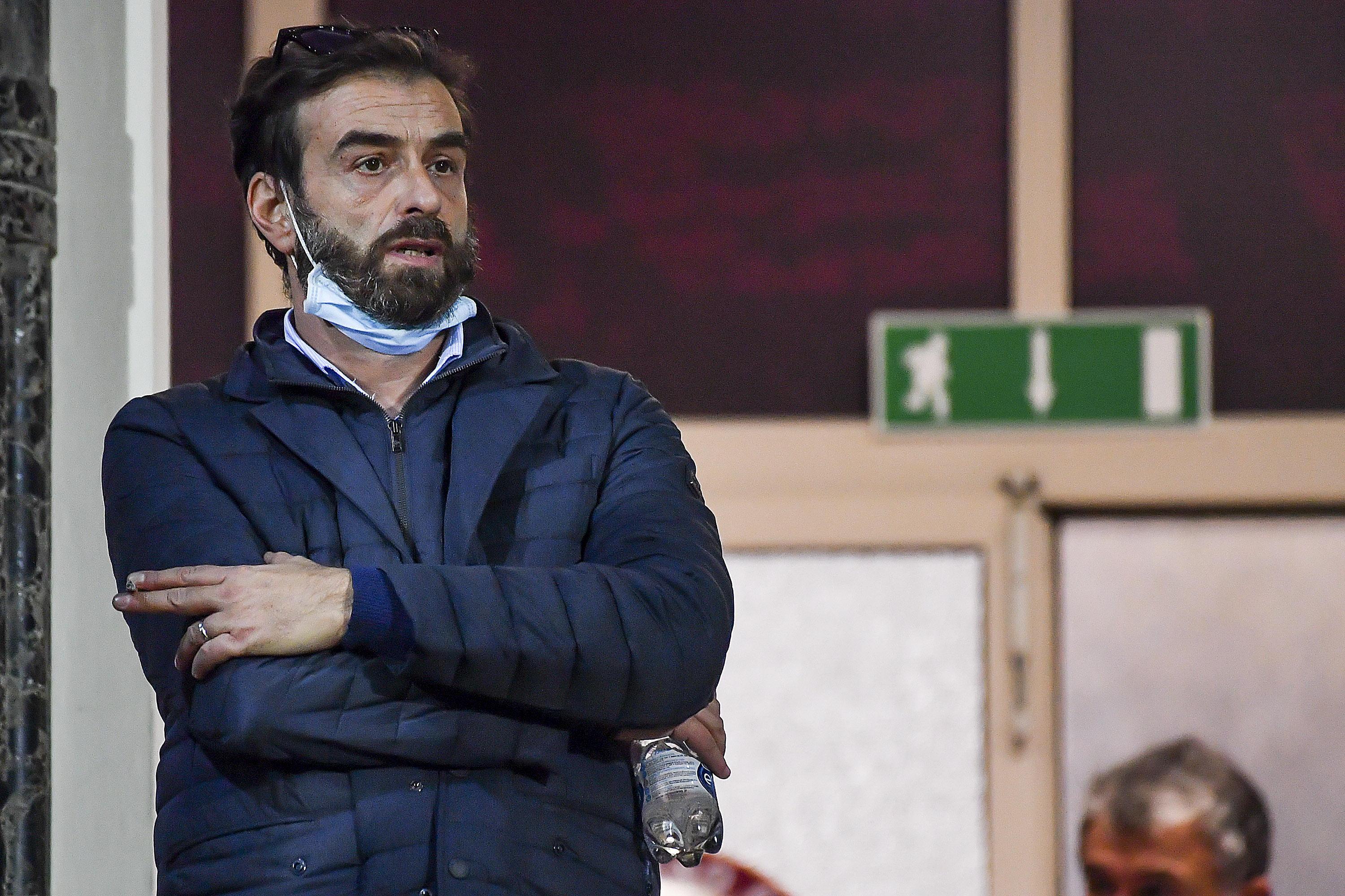Il presidente del Livorno calcio Silvio Aimo (foto Masini)