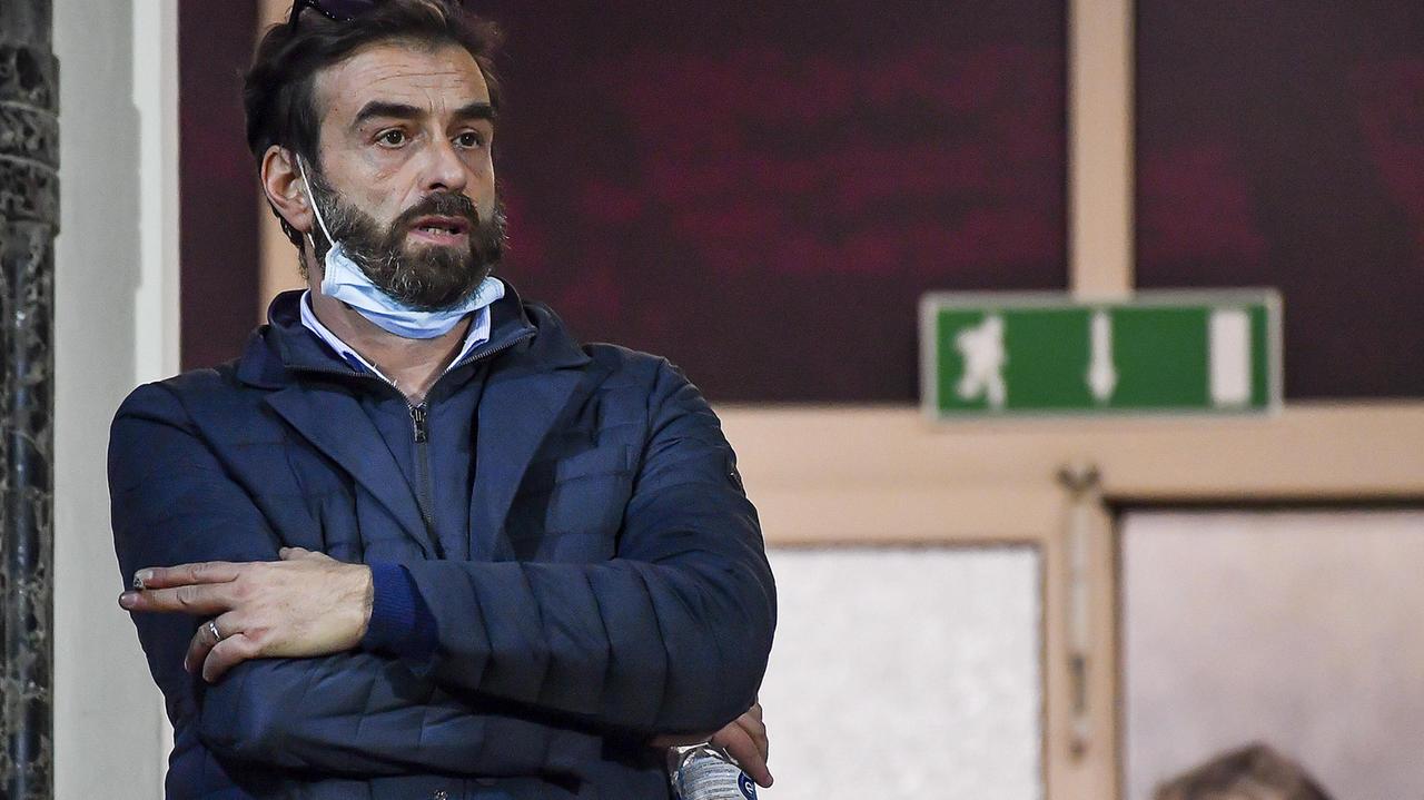 Il presidente del Livorno calcio Silvio Aimo (foto Masini)