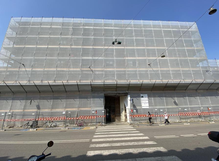 A metà luglio fine cantiere per la facciata ex S. Anna