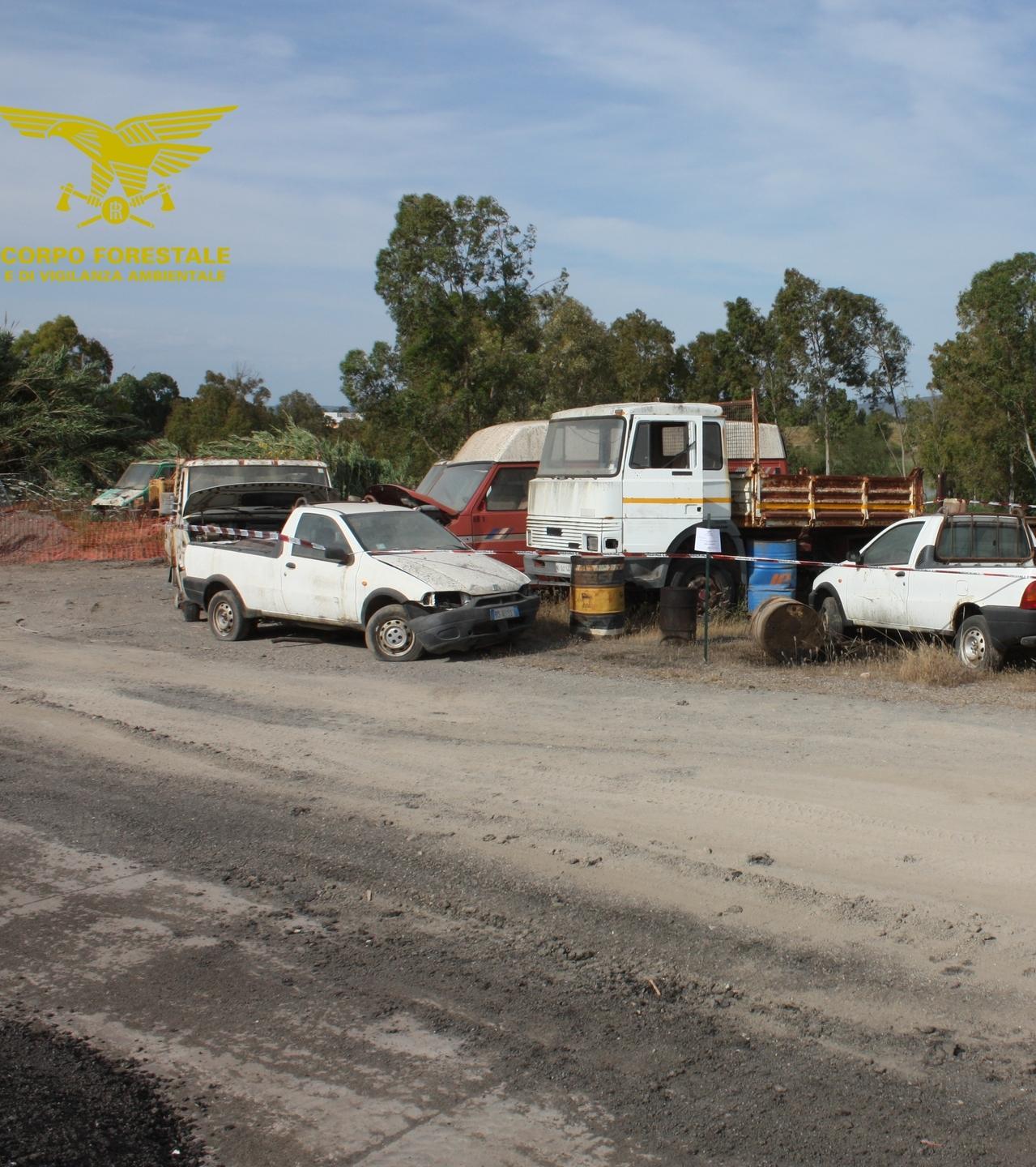 Simaxis nuova discarica scoperta dalla Forestale 