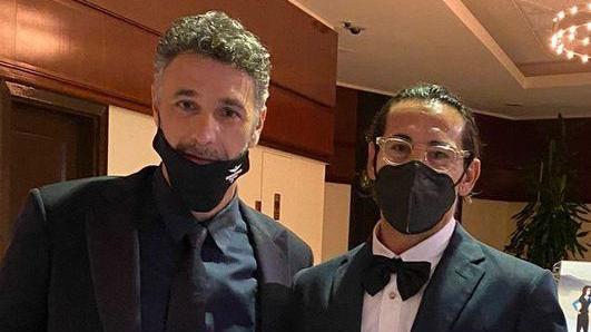 Il parrucchiere Max sul set di Montecarlo