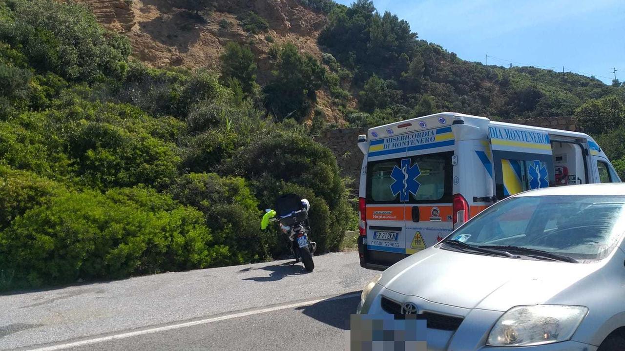 I volontari della Misericordia di Montenero sul posto