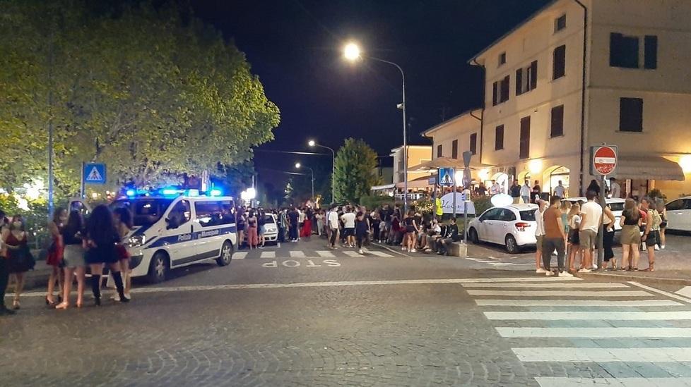 Movida serale nel centro di Albinea
