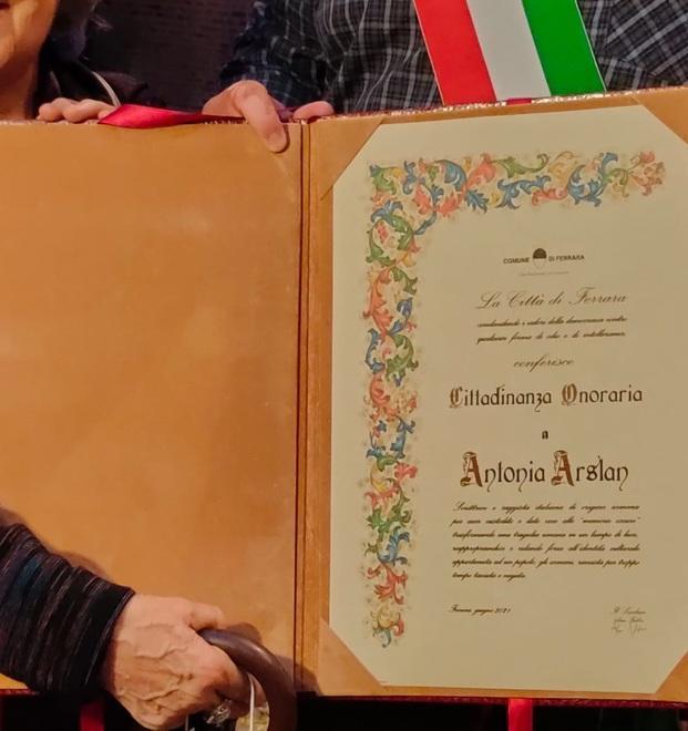 Arslan tra cittadinanza Bassani e università «Ferrara, è un onore»