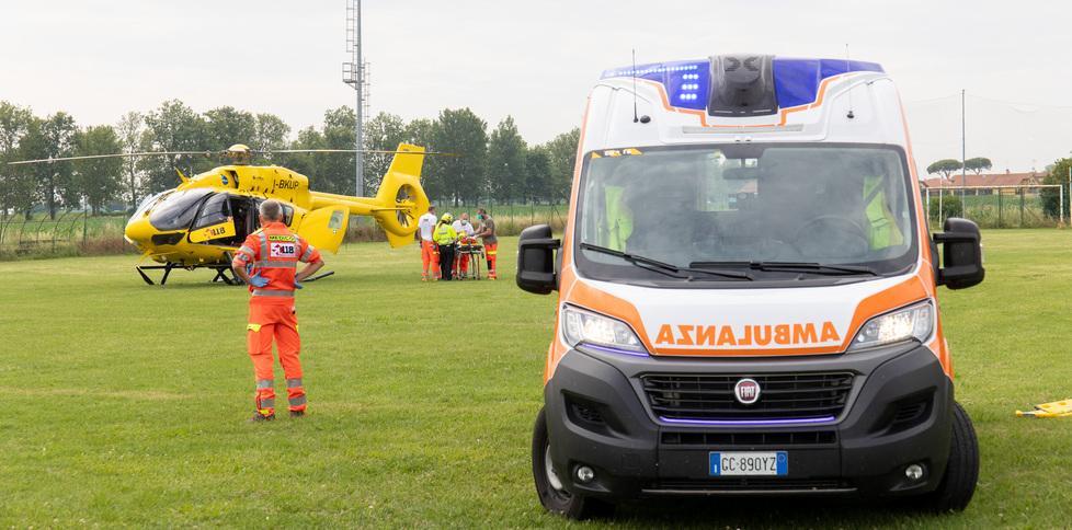 Ciclista di 76 anni ferito nell’incidente Grave al Maggiore
