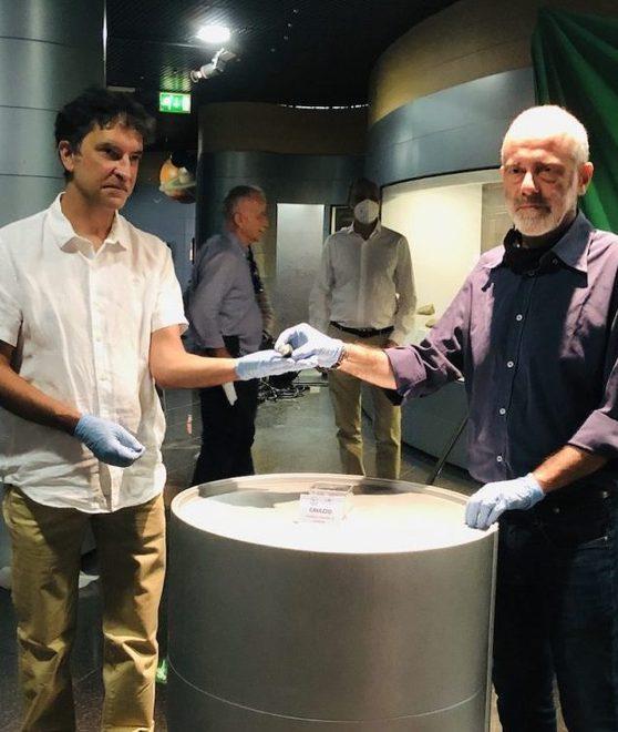 Il meteorite consegnato al Museo di Scienze 