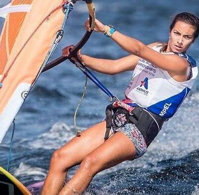 La Maggetti reginetta nel windsurf 
