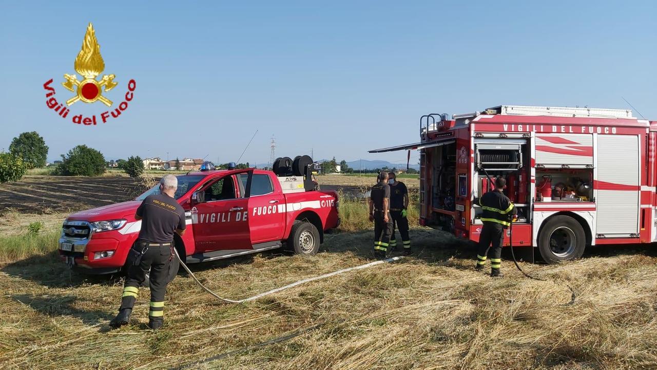 I mezzi dei vigili del fuoco a Paperino