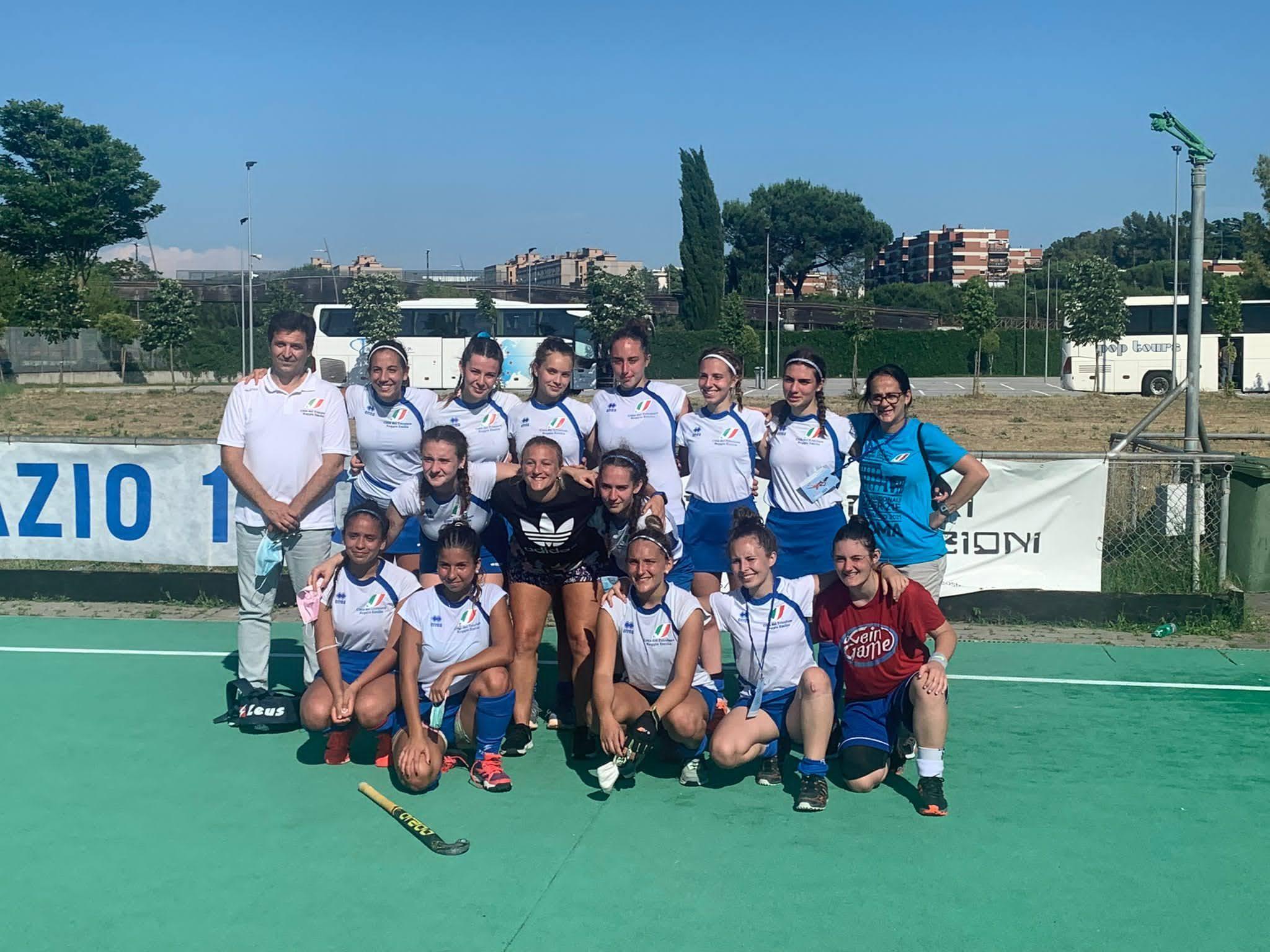 La formazione Under 21 della Città del Tricolore terza a Roma