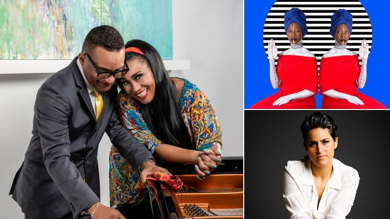 Il duo cubano Gonzalo Rubalcaba e Aymée Nuviola, Fatoumata Diawara e Karima