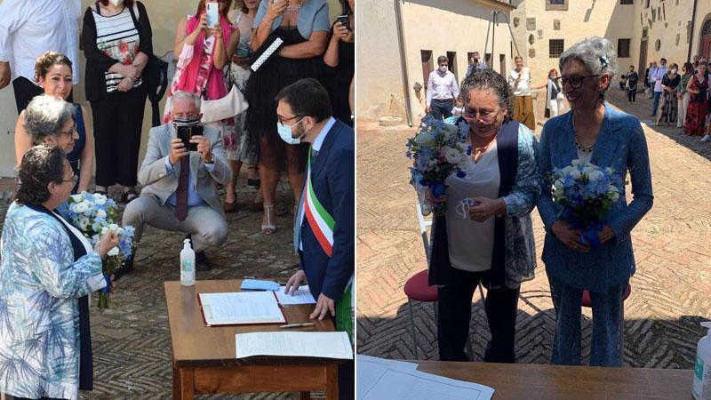 L’infermiera sposa la compagna, celebra il primario