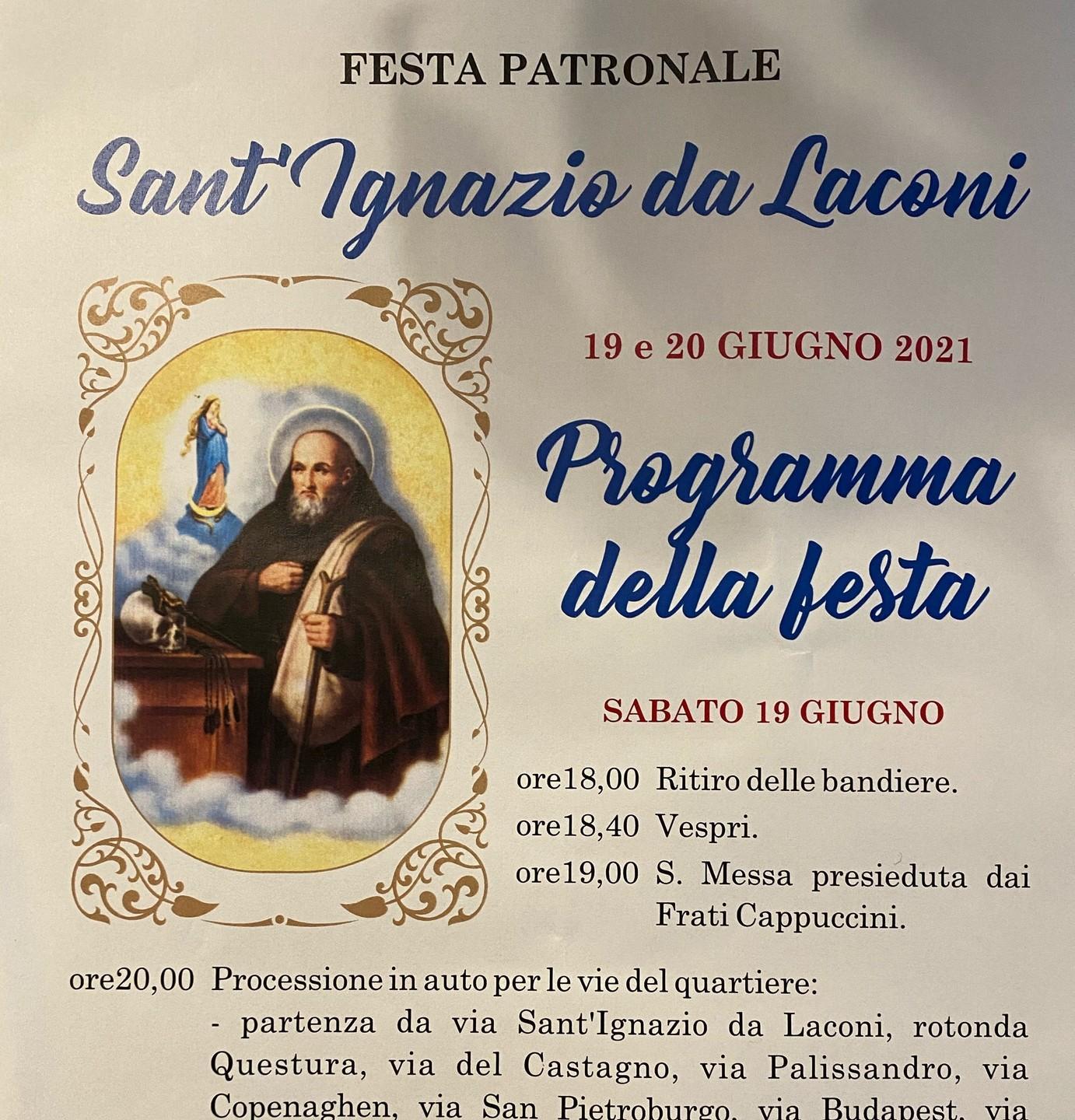 Sant’Ignazio da Laconi, il 19 e 20 giugno la festa patronale