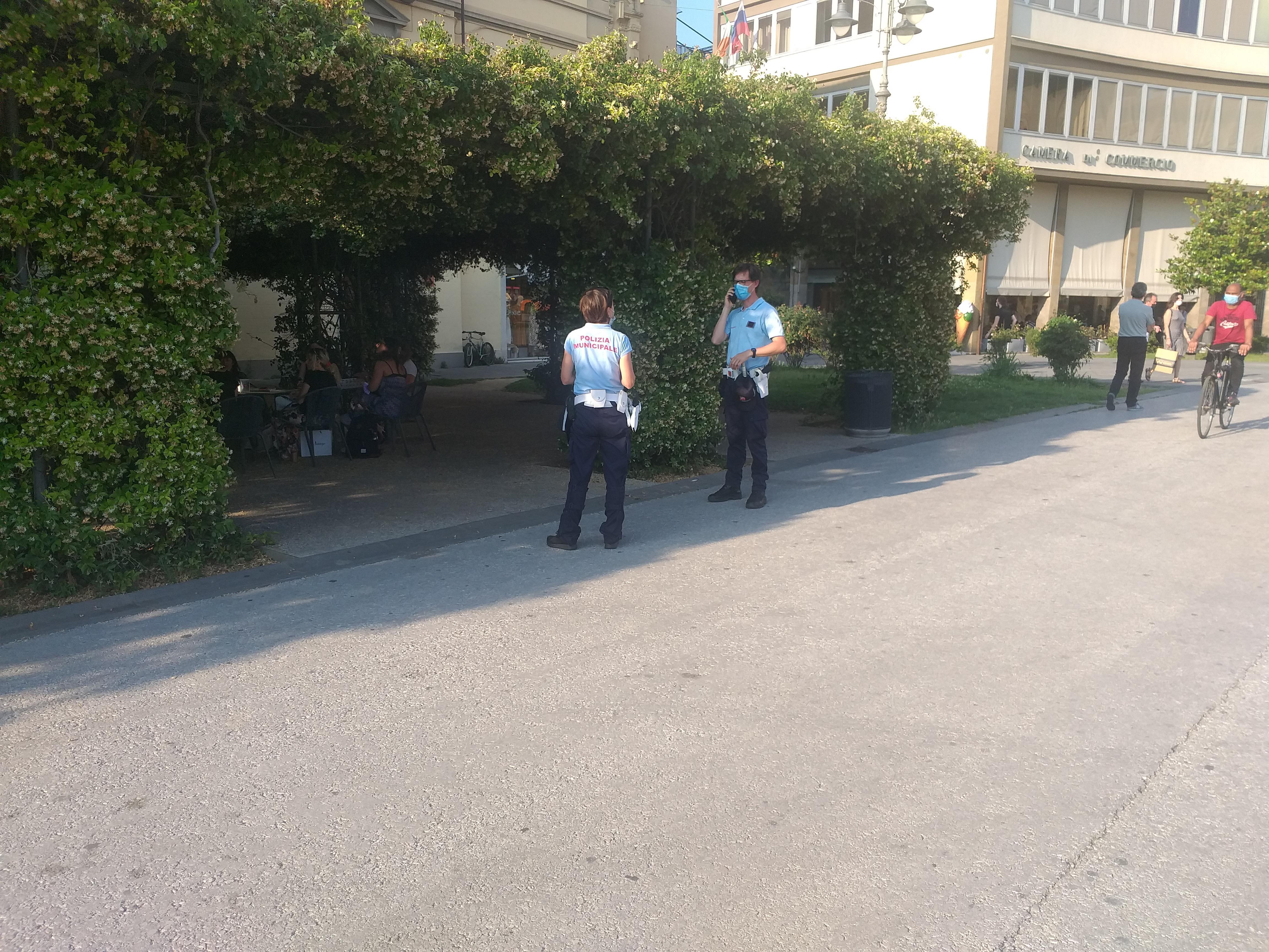 Ecco il punto dove è stato soccorso il ragazzo (foto Pietro Barghigiani)