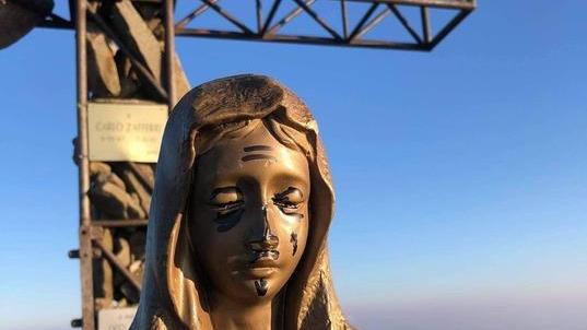 La Madonnina del Cusna ancora vittima dei vandali