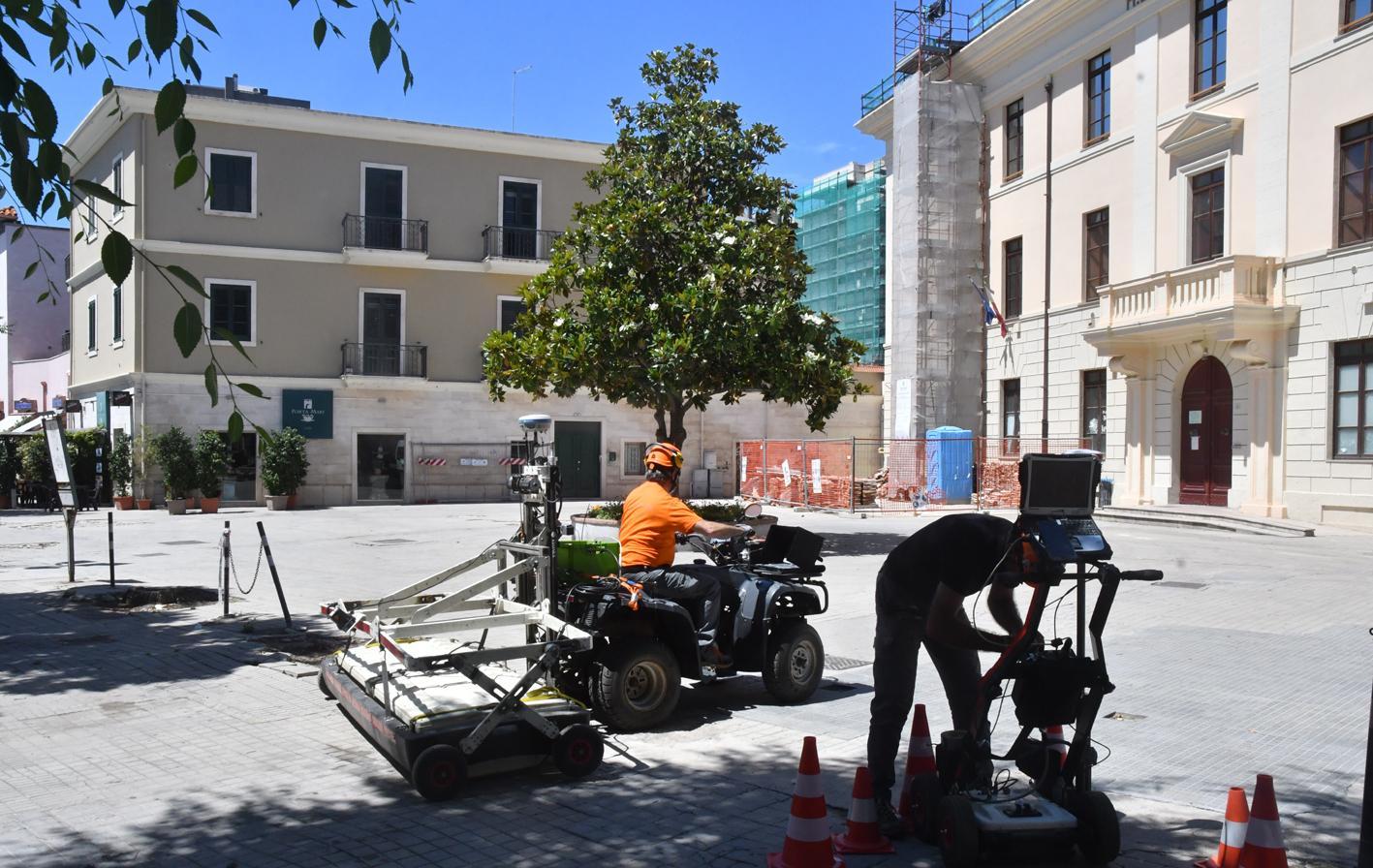 Piazza Manno, torna il georadar 