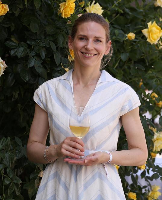 Lady Venturini Baldini da Vienna a Roncolo per promuovere l’Emilia e il suo vino 