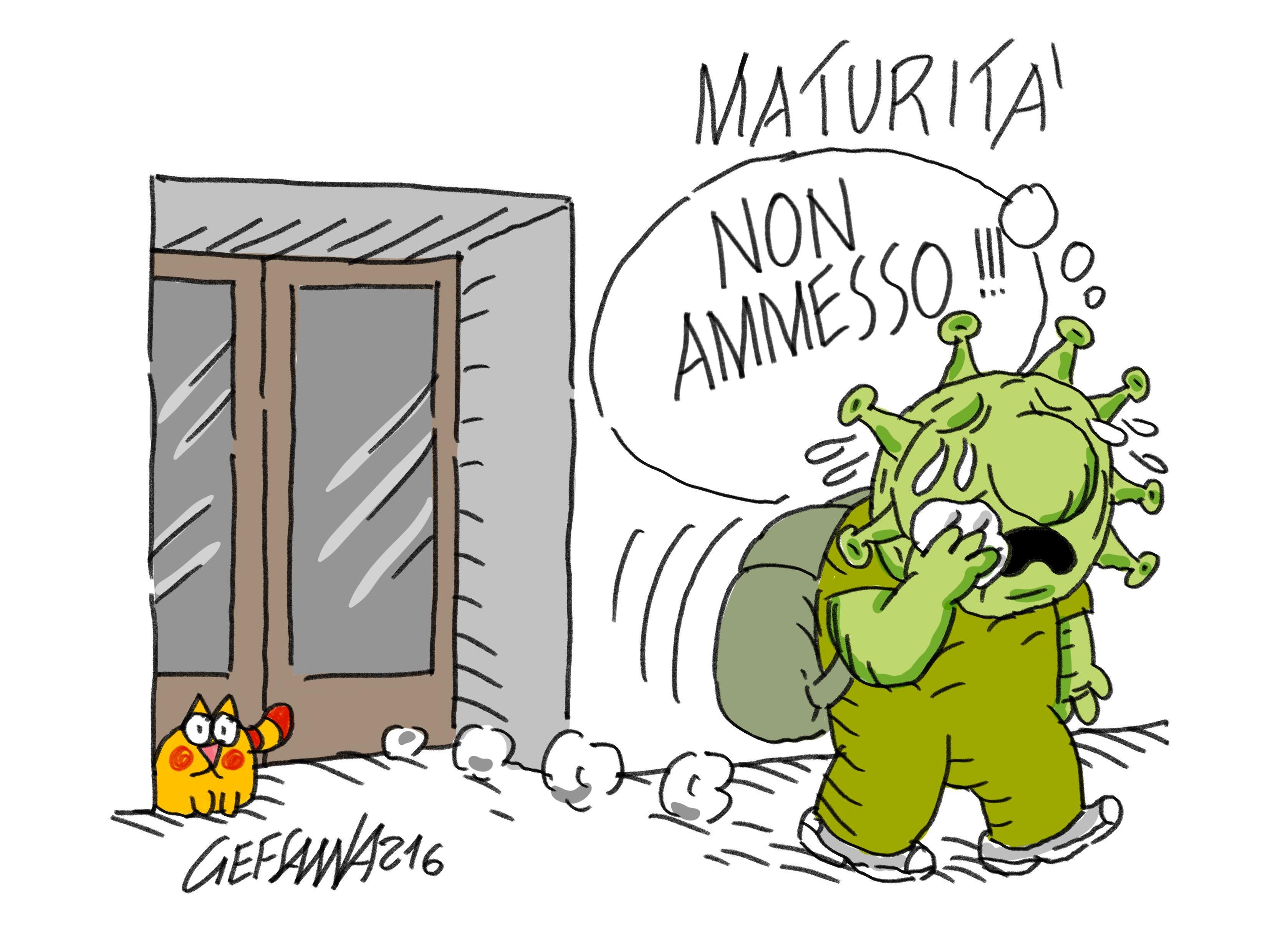 La vignetta di Gef: esame di maturità, si comincia