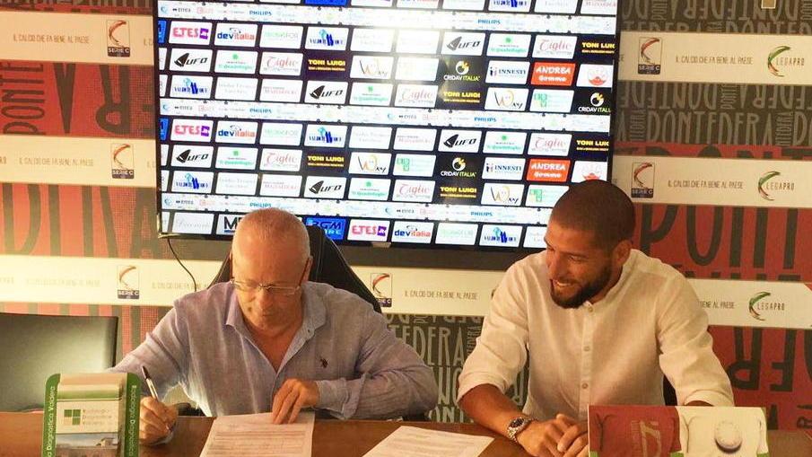 Pontedera scatenato, ecco Espeche: «Darò il massimo»