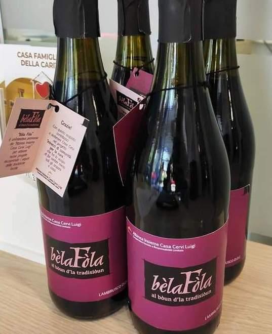 Un lambrusco solidale per aiutare gli anziani di Casa Cervi di Albinea