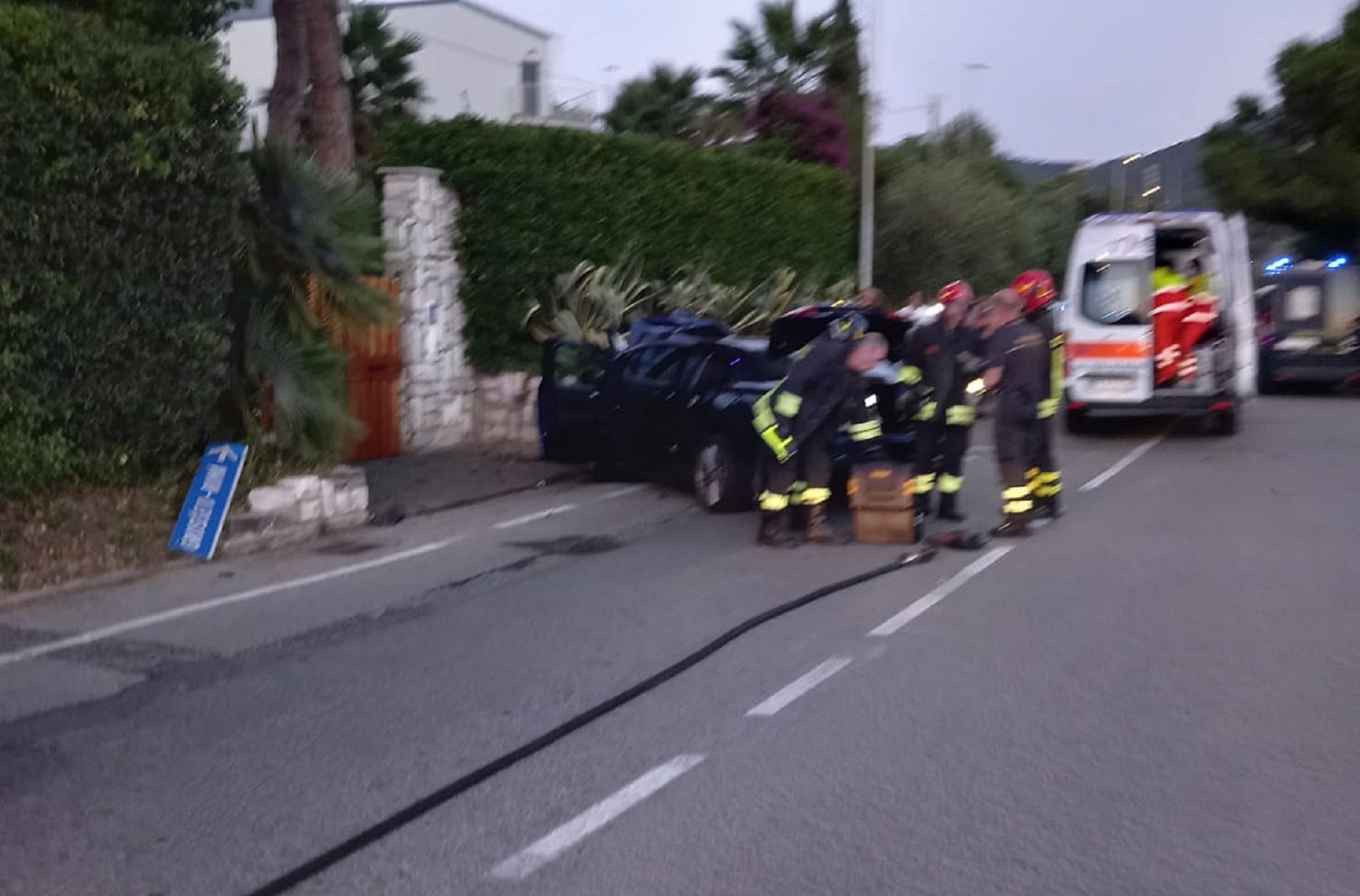 I soccorsi dopo l'incidente