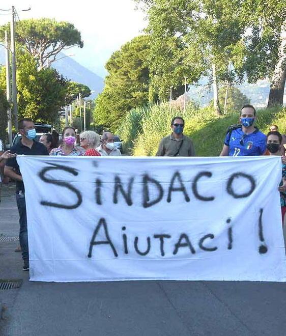 Blocco del traffico per i parcheggi