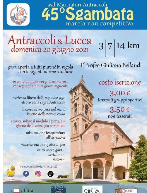 Sgambata Antraccoli e Lucca, domenica si corre l’edizione numero 45