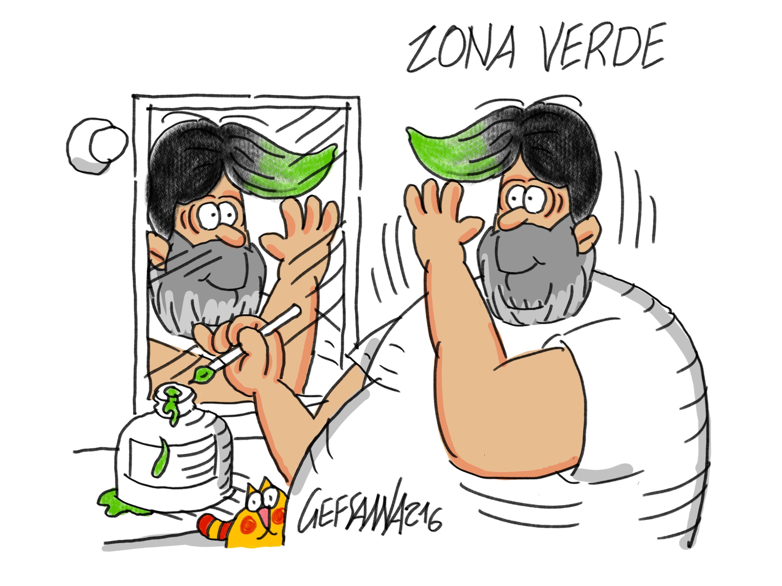 La vignetta di Gef: vaccini anti-Covid, un sardo su 4 ha ricevuto due dosi