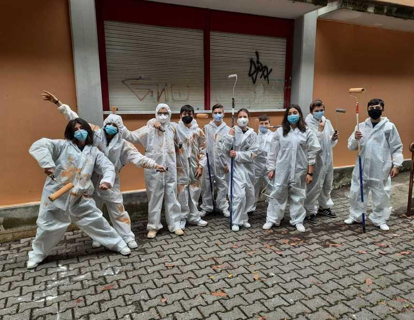 Murales anti bulli: quando la scuola dà il meglio di sé