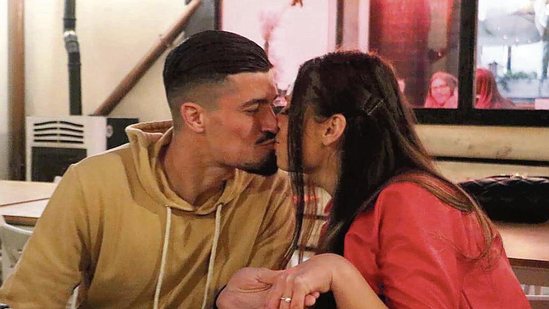 Ivan Varone e la fidanzata Natascia Troiano il giorno della proposta di matrimonio
