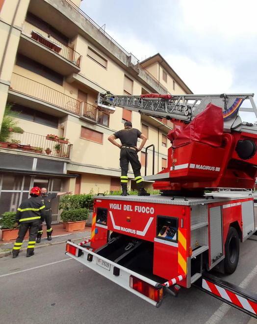 Anziana soccorsa in casa