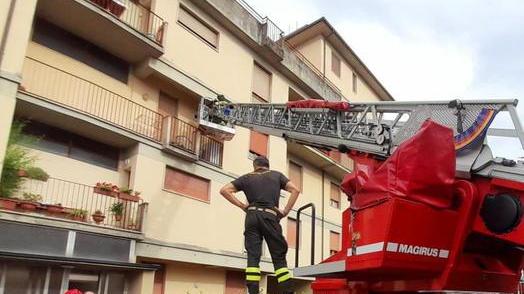 Anziana soccorsa in casa