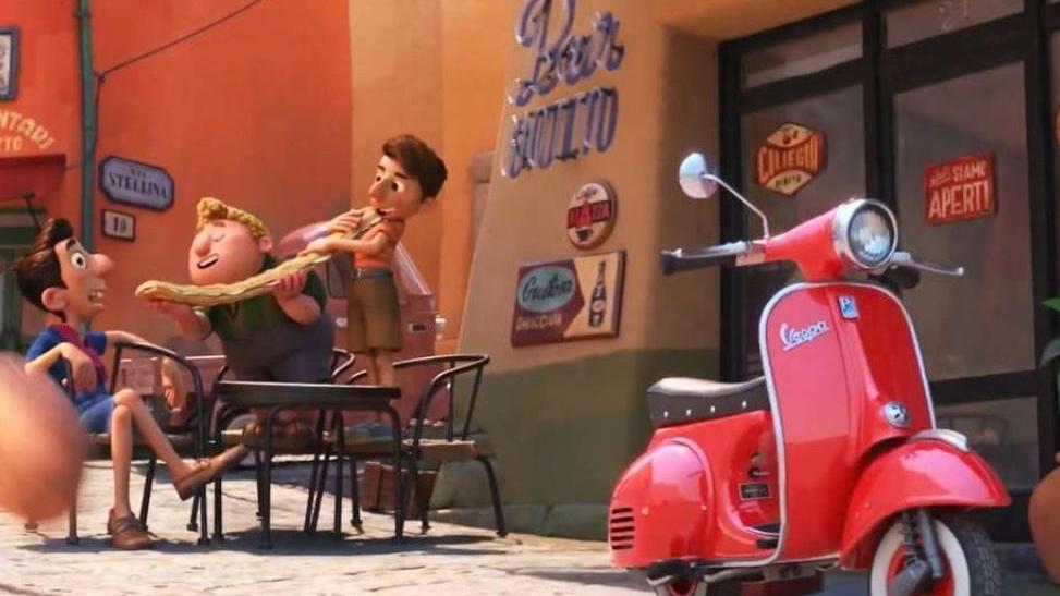 La Vespa torna al cinema È protagonista di “Luca” il film di Disney-Pixar