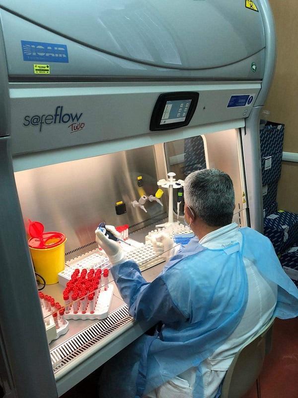 Il labotario dell'Aou di Sassari