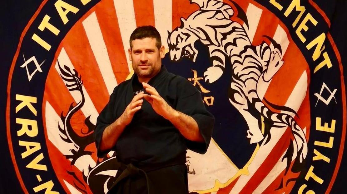 Pantosti in una bella immagine: era maestro e commissario tecnico federale di ju-jits