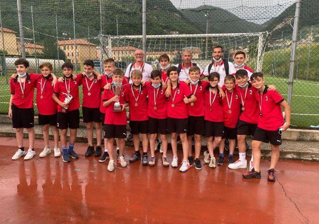 L'under 12 del Milan, ospite di prestigio del torneo