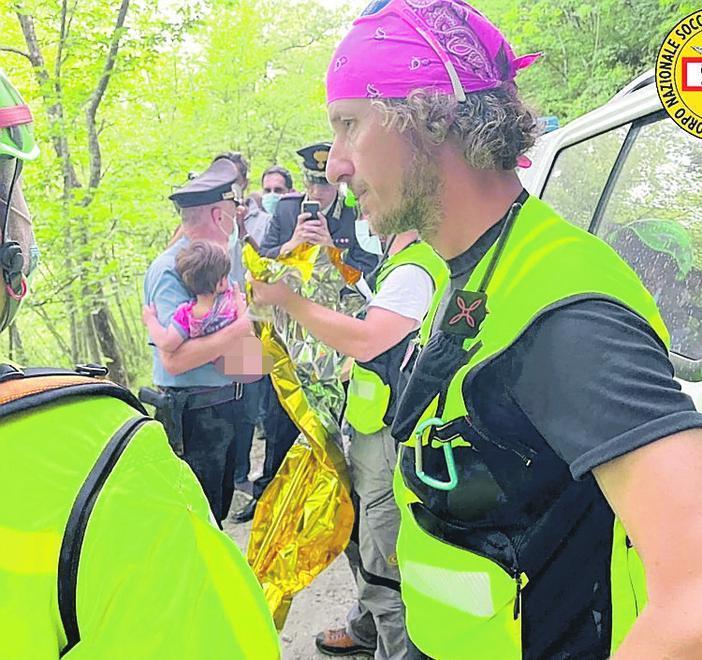 Un fivizzanese tra i soccorritori del piccolo scomparso da casa