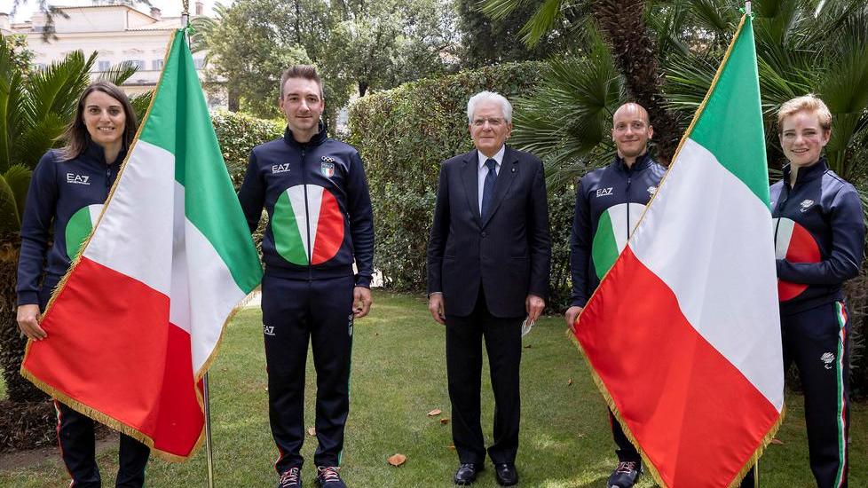 Azzurri verso Tokyo Mattarella primo tifoso «Vi seguirò con affetto Lo sport è crescita»