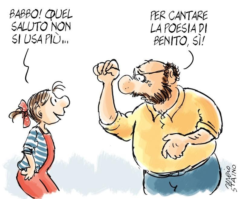 Con una vignetta Sergio Staino saluta Benito Mastacchini 