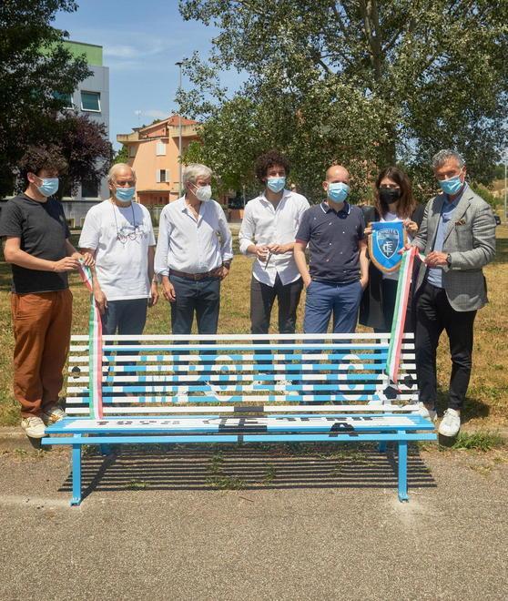 Inaugurata la Panchina azzurra