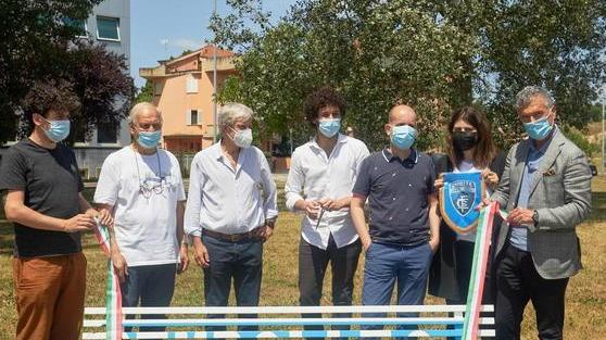 Inaugurata la Panchina azzurra