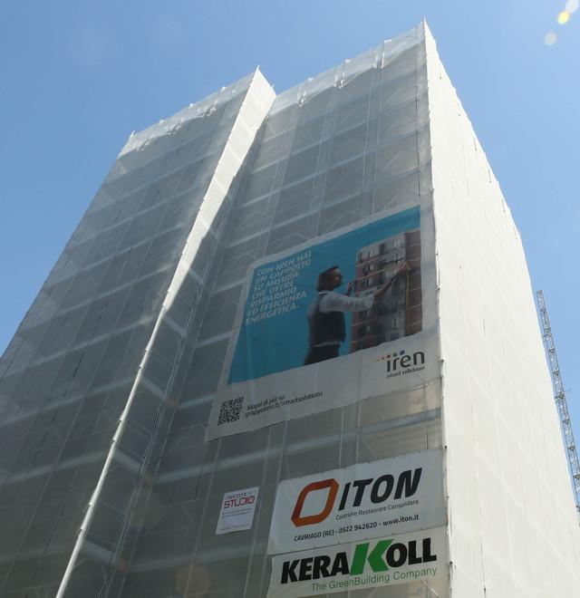 La torre cambia look grazie al superbonus 