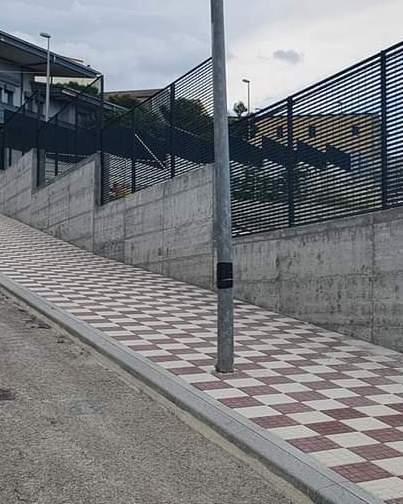 Bonorva. Dopo il crollo ripristinato il muro del campo sportivo