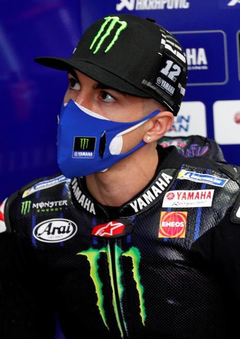 Vinales davanti a tutti Brutta caduta per Marquez