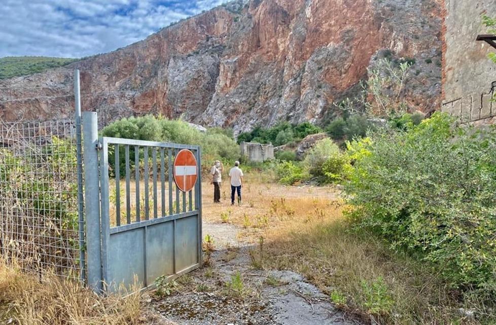 Sopralluogo di Angori all’ex cava di S. Frediano
